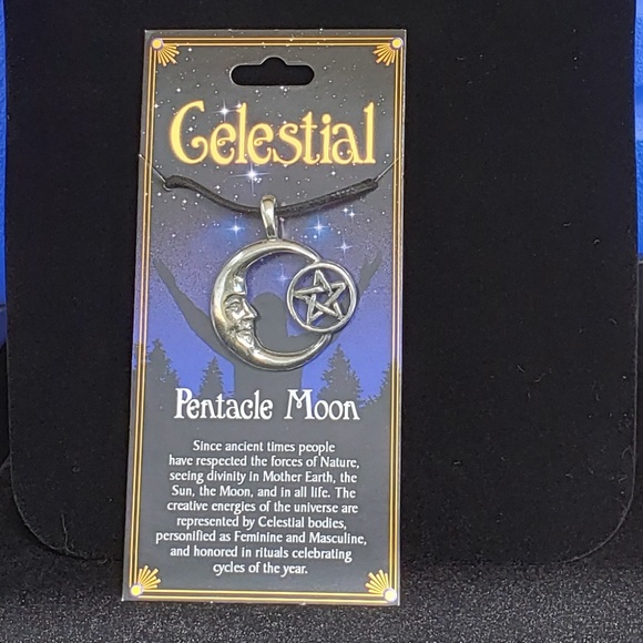 Pentacle Moon Celestial Amulet NWT - Picture 2 of 2
